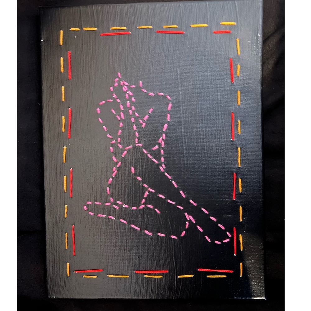 Embroidered Canvas - Picture 2 of 2